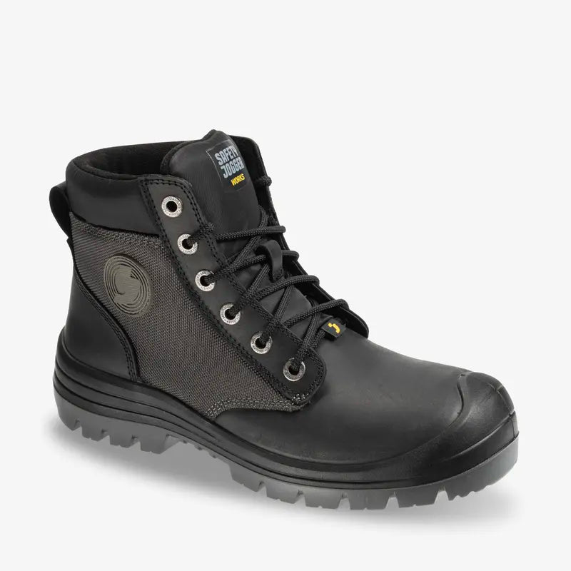 DAKAR Bocanci de protecție extra-wide cu bombeu metalic – Safety Jogger