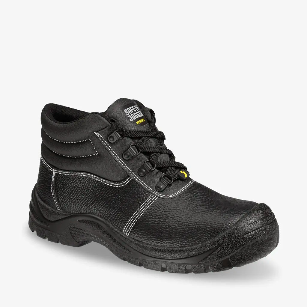 SAFETYBOY Bocanci de protecție din piele – Safety Jogger